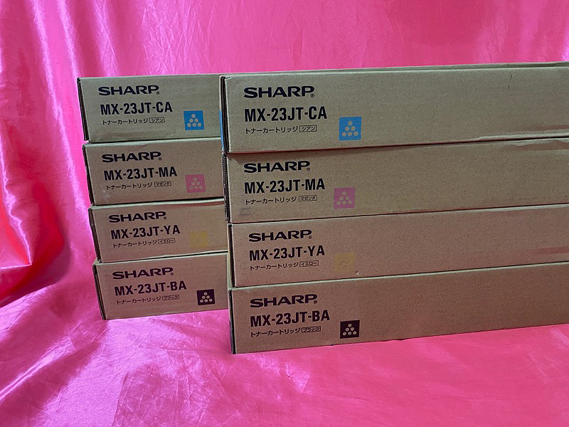 即決特価!□シャープ 純正トナー MX-23JT CA/MA/YA/BA 4色2セット