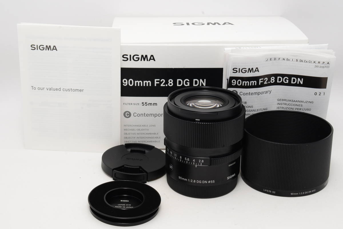 シグマ 90mm F2.8 DG DN Contemporary ソニーE用 ブラック XXsE6OTmJv