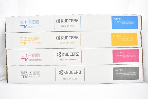 未使用 京セラ 純正 トナー TK-8516 4色セット KYOCERA 30N2295-4 www