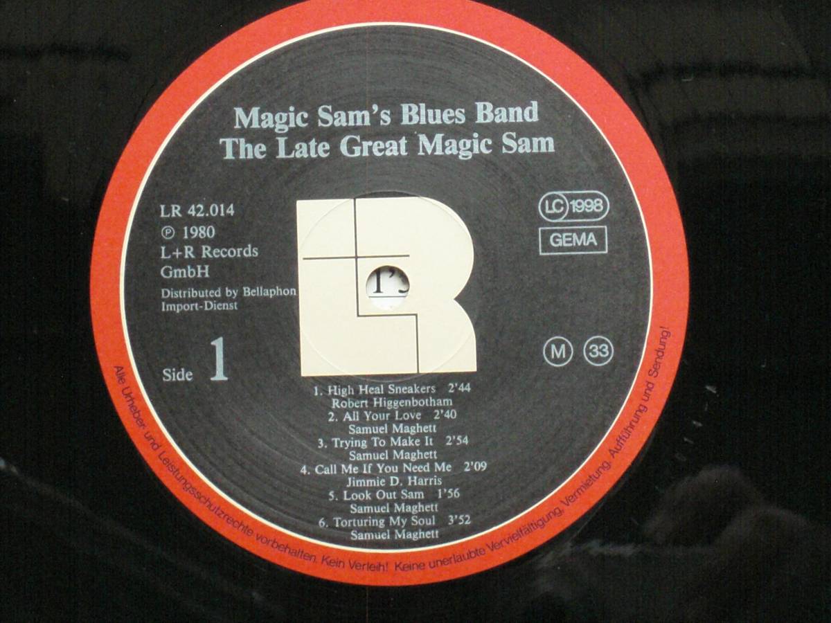 . record LP Magic Sam\'s Blues Band | The Late Great Magic Sam ( L+R Records LR 42.014 )