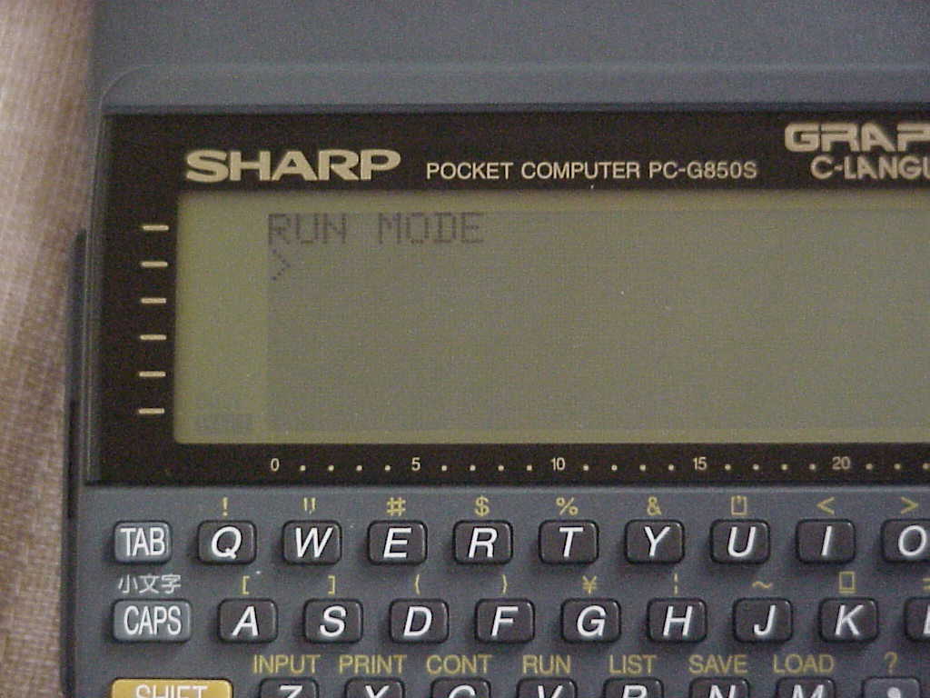 SHARP карманный компьютер PC-G850S [ б/у товар ]