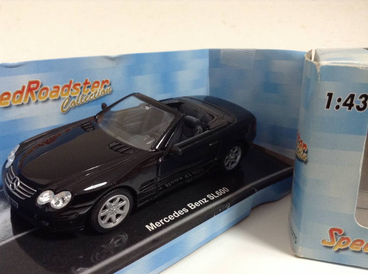 メルセデスベンツ 5代目 SL600 SL500 SL350 R230 前期型 2003年~2008年式 1/43 約10.2cm ダイキャスト ミニカー 送料￥350_外箱にダメージがあり、おまけ程度です。