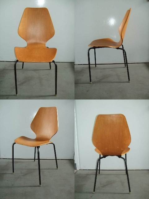 1950s Vintage Herbert Hiche Herbert * - -shefor JOFA Stalmobler Danish Bent Plywood Chair Дания производства Bauhaus подлинная вещь оригинал 