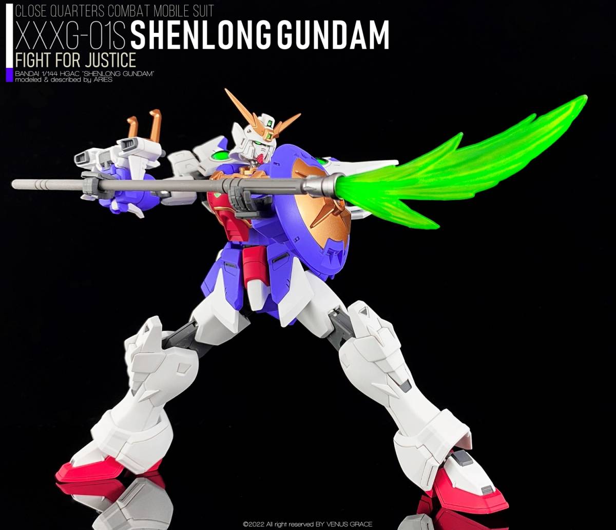 HG 1/144 シェンロンガンダム 改修塗装済み完成品 ＨＧＡＣ ガンダムＷ ガンプラ バンダイ_画像7