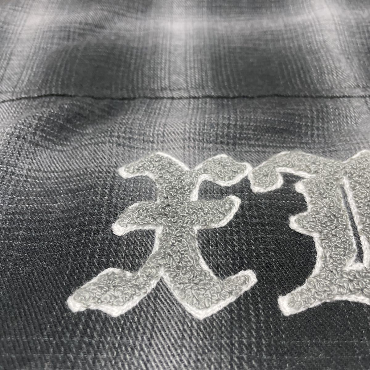 21aw XLARGE エクストララージ PATCHED FLANNEL SHIRT パッチド ...