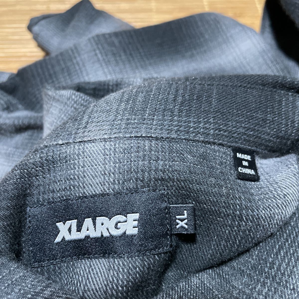 21aw XLARGE エクストララージ PATCHED FLANNEL SHIRT パッチド ...