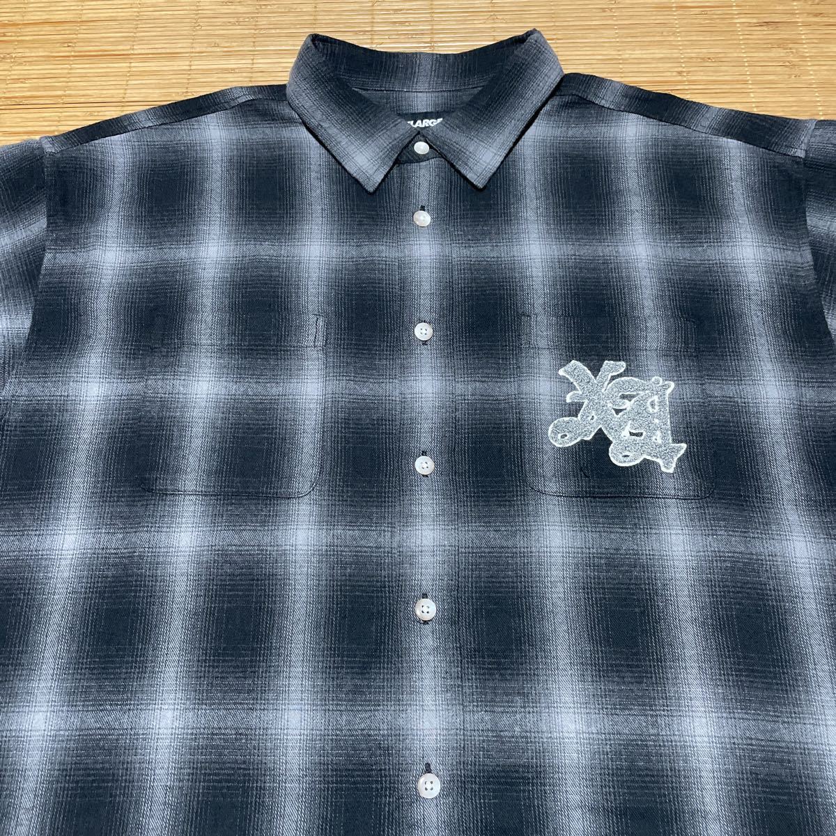 21aw XLARGE エクストララージ PATCHED FLANNEL SHIRT パッチド ...