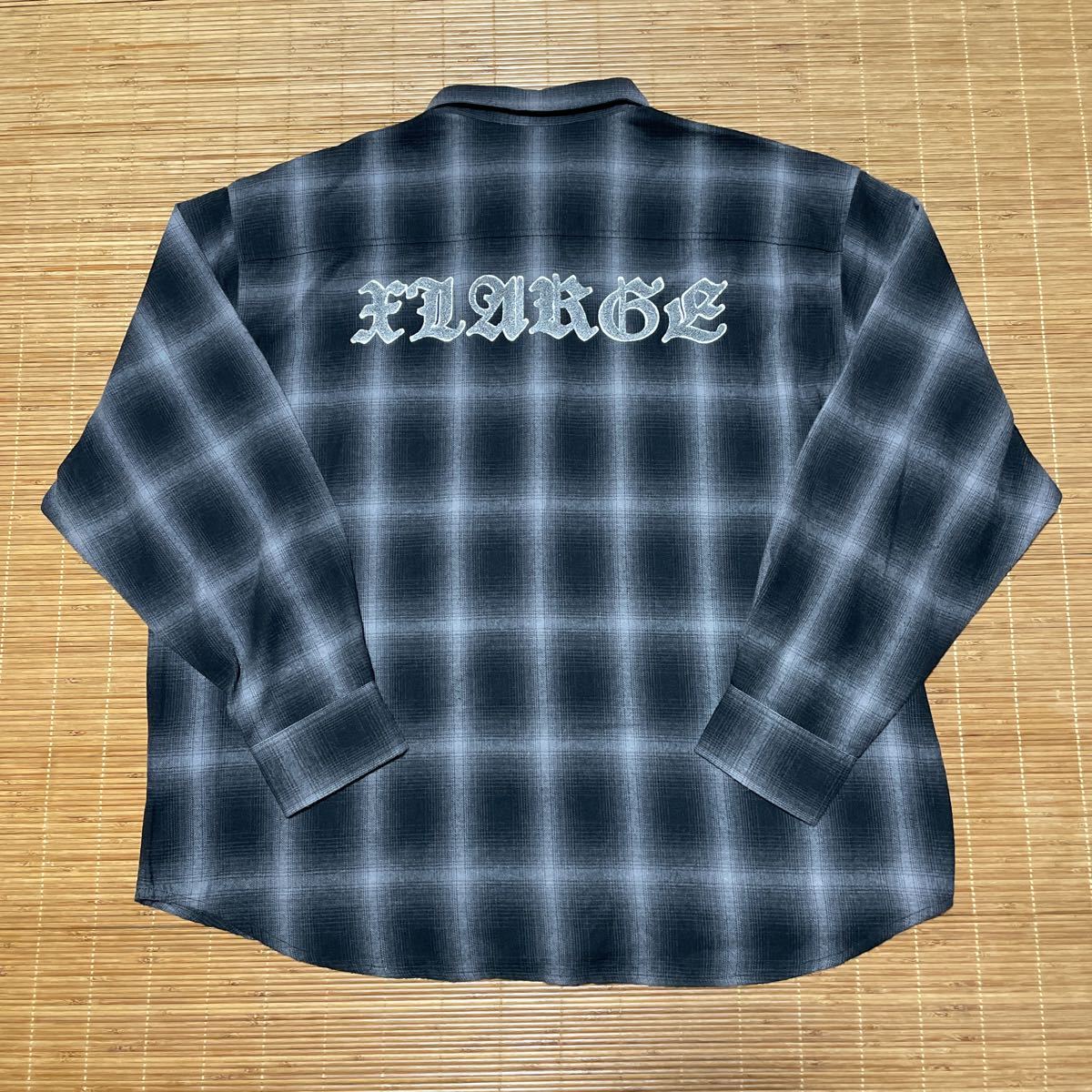 21aw XLARGE エクストララージ PATCHED FLANNEL SHIRT パッチド ...