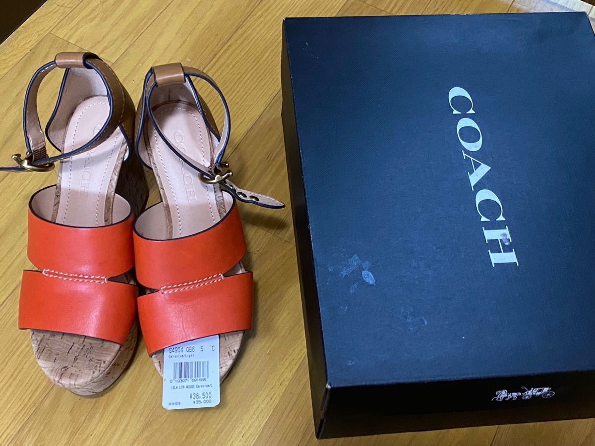 コーチ 厚底 ウェッジ サンダルCOACH ISLA LTR WEDGE|PayPayフリマ