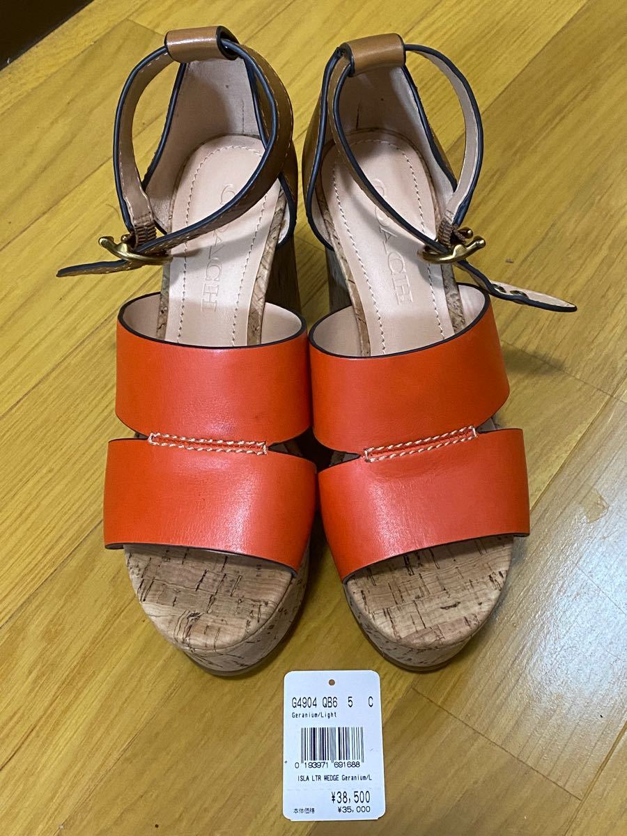 コーチ 厚底 ウェッジ サンダルCOACH ISLA LTR WEDGE|PayPayフリマ