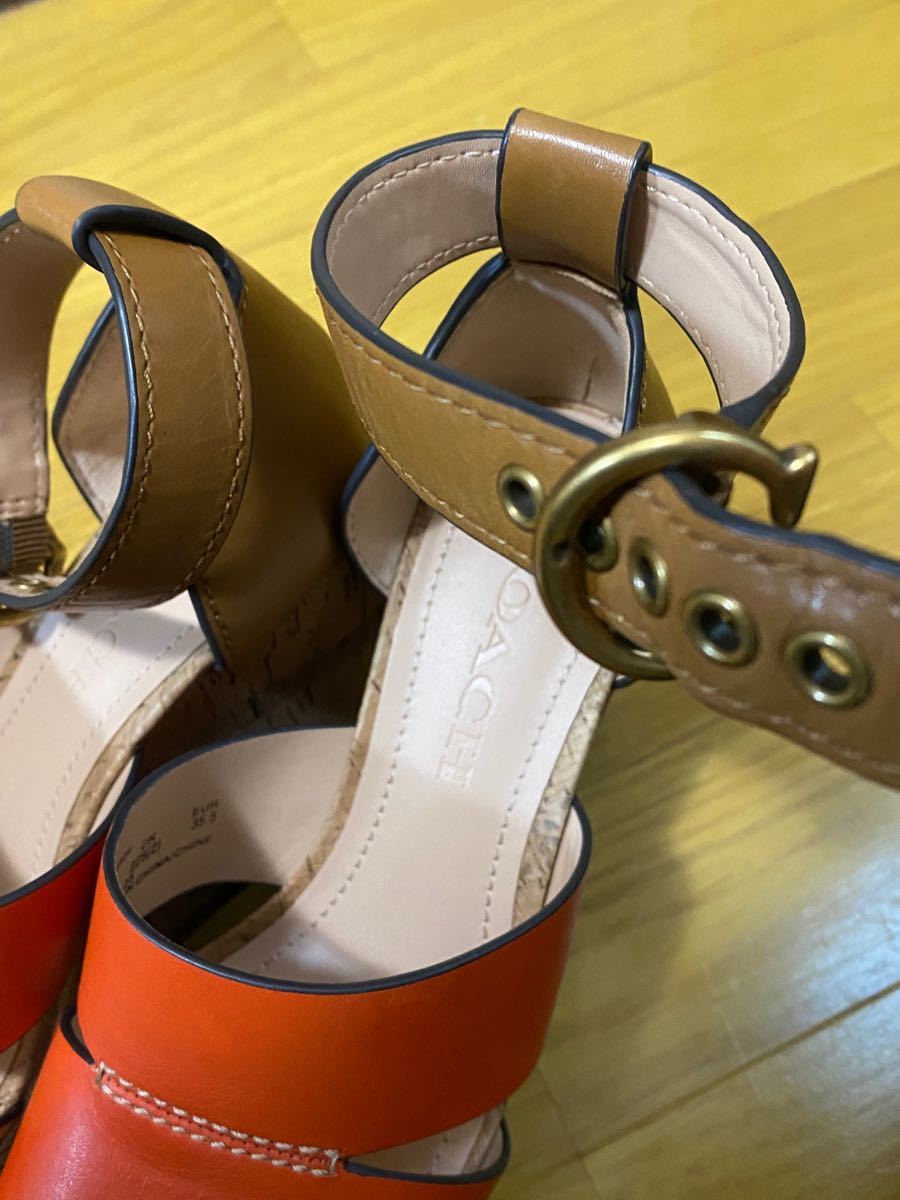 コーチ 厚底 ウェッジ サンダルCOACH ISLA LTR WEDGE|PayPayフリマ