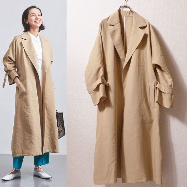 人気新品入荷 '22 220907-116 1525-144-4218 トレンチコート ドルマン
