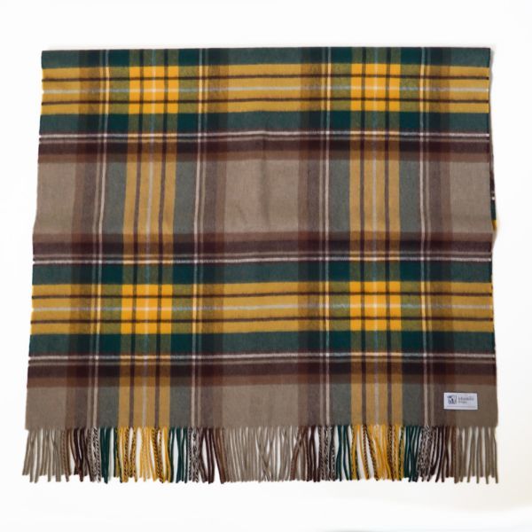 国内正規品】ジョンストンズ Johnstons カシミヤ大判ストール ブラウン