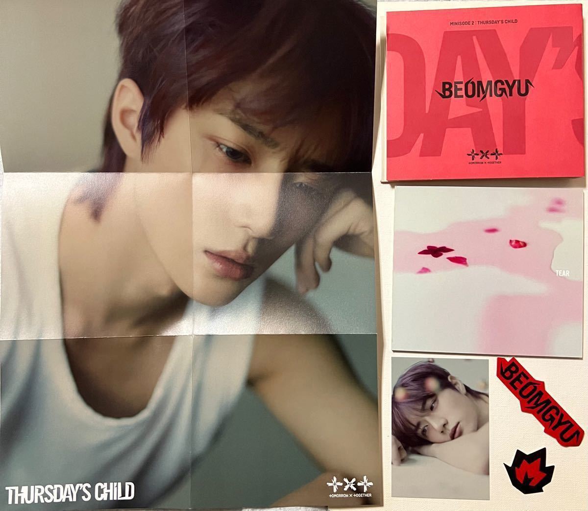 TXT CD アルバム Thursday's Child tearバージョン ボムギュ TXT CD アルバム Thursday's Child tearバージョン ボムギュ