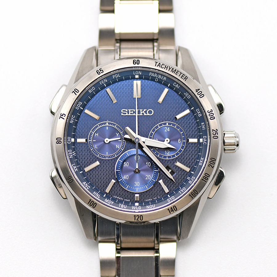 メール便無料】 SEIKO セイコー ブライツ クロノグラフ SAGA075