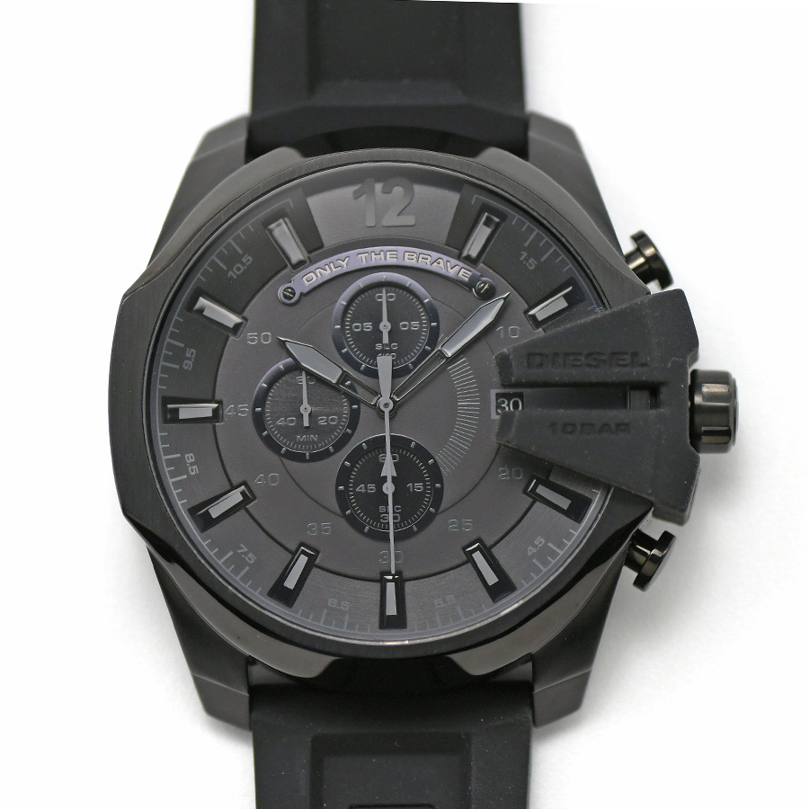 DIESEL ディーゼル MEGA CHIEF メガチーフ クロノグラフ DZ4378