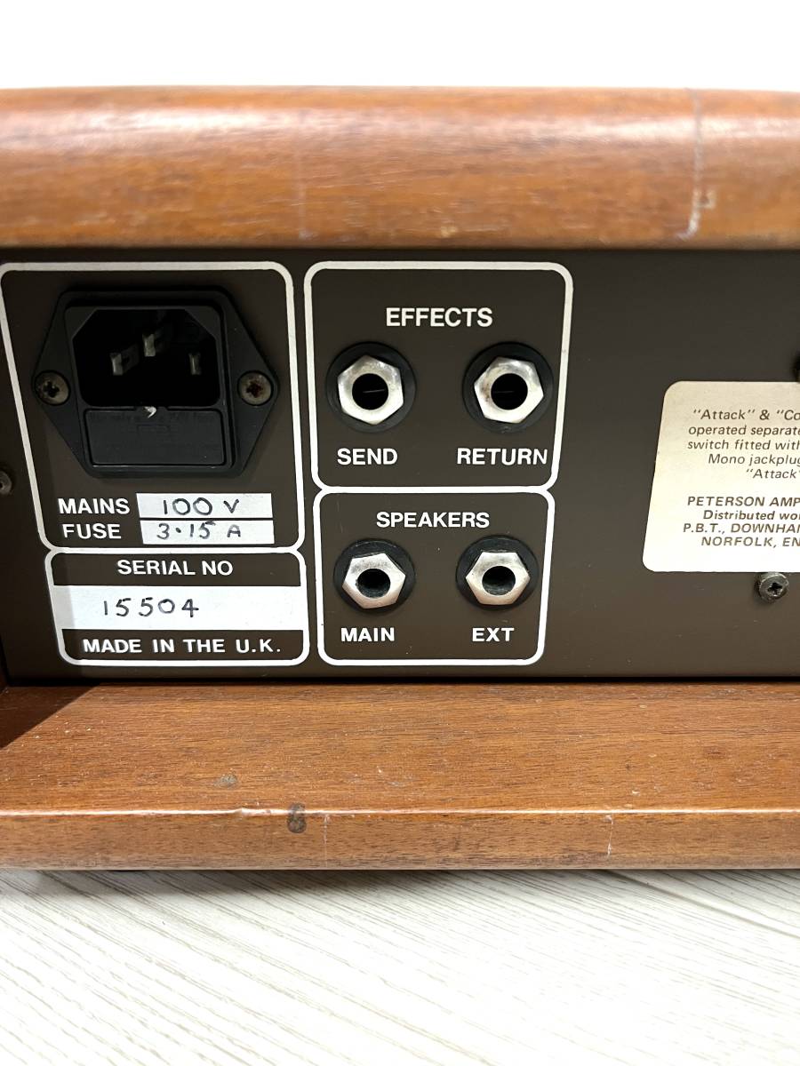 通電確認品】PETERSON ピーターソン BASS 150W ベースアンプ レザー