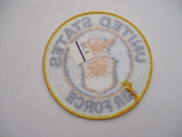 【送料無料】アメリカ空軍UNITED STATES AIR FORCEパッチ刺繍ワッペン/DミリタリーpatchesエンブレムEMBLEM米空軍USAF米軍ロゴ M50_画像4