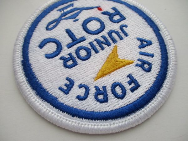 【送料無料】アメリカ空軍AIR FORCE JUNIOR ROTCパッチ刺繍ワッペン/AFJROTC航空大学AIR FORCE米空軍USAF米軍USミリタリー M50_画像3