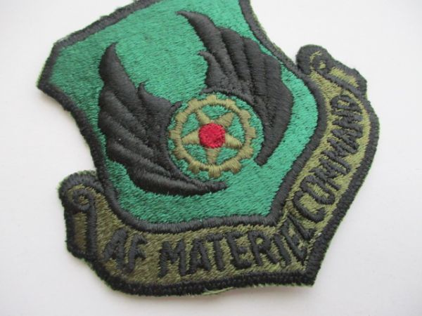 【送料無料】アメリカ空軍AF MATERIEL COMMANDパッチ刺繍ワッペン/A空軍資材コマンドAFMCエアフォースAIR FORCE米空軍USAF米軍US M53_画像2