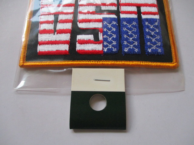 【送料無料】アメリカUSA星条旗 パッチ刺繍ワッペン/国旗FLAG PATCH米軍patchesフラッグBミリタリーARMY徽章アーミー装備サバゲー M56_画像3