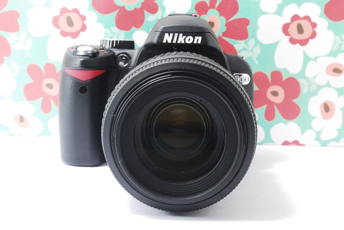 初心者お勧め Nikon Ｄ60 小さい軽るい簡単綺麗 望遠レンズセット 
