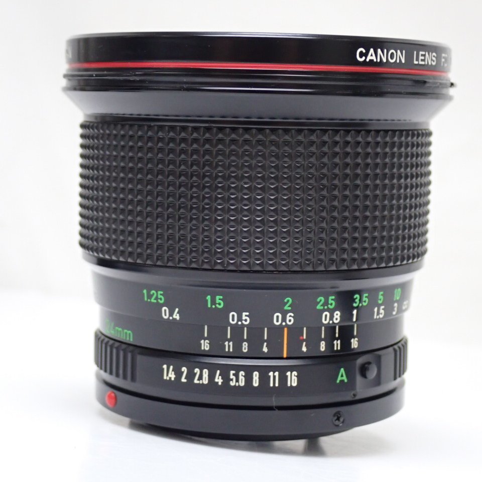 □Canon/キャノン 単焦点レンズ New FD 24mm F1.4L/MF/前後キャップ・フード付き&1787800001_画像4