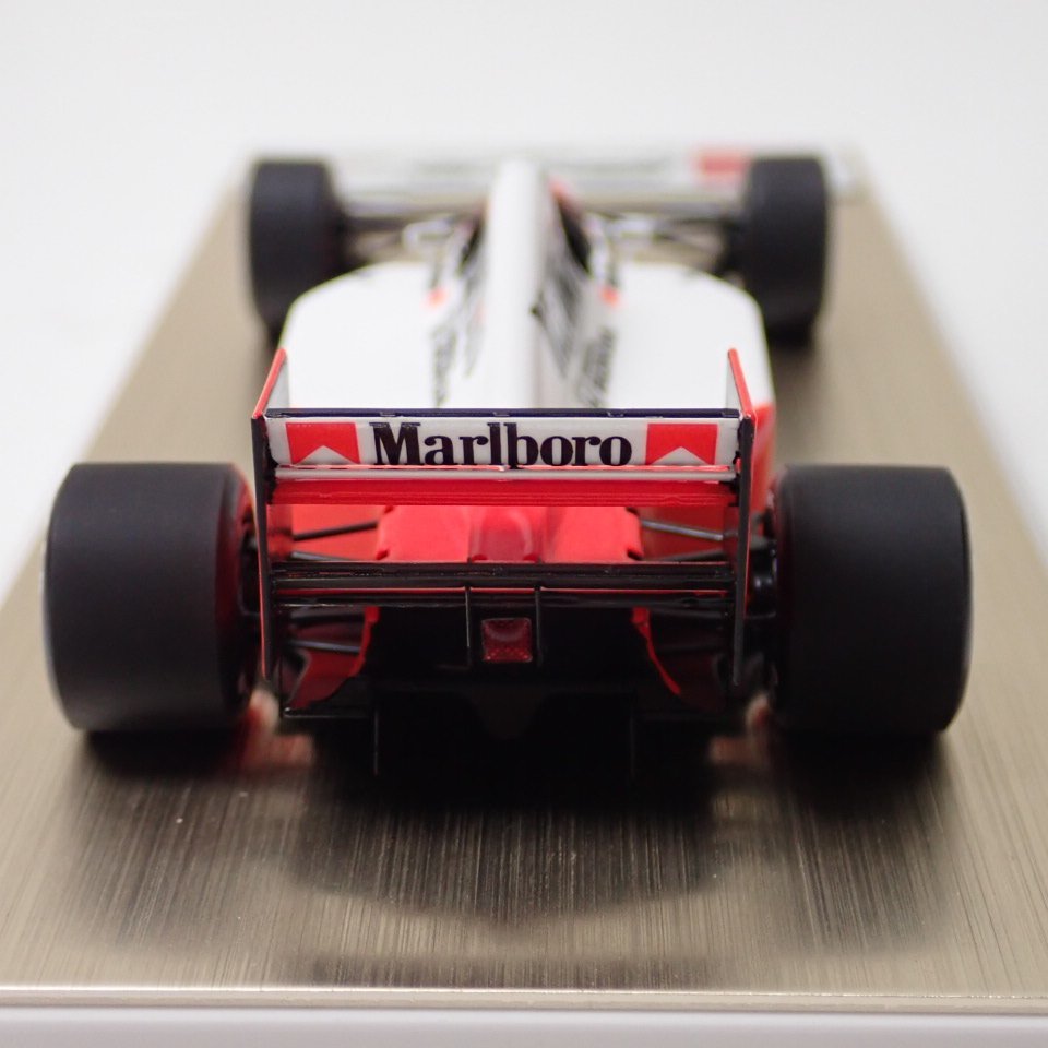 ★美品 アイドロンフォーミュラ 1/43ミニカー マクラーレン ホンダ MP4/7A モナコGP 1992 優勝 No.1 A.セナ FE026A/F1/外箱等付&1796300008_画像4