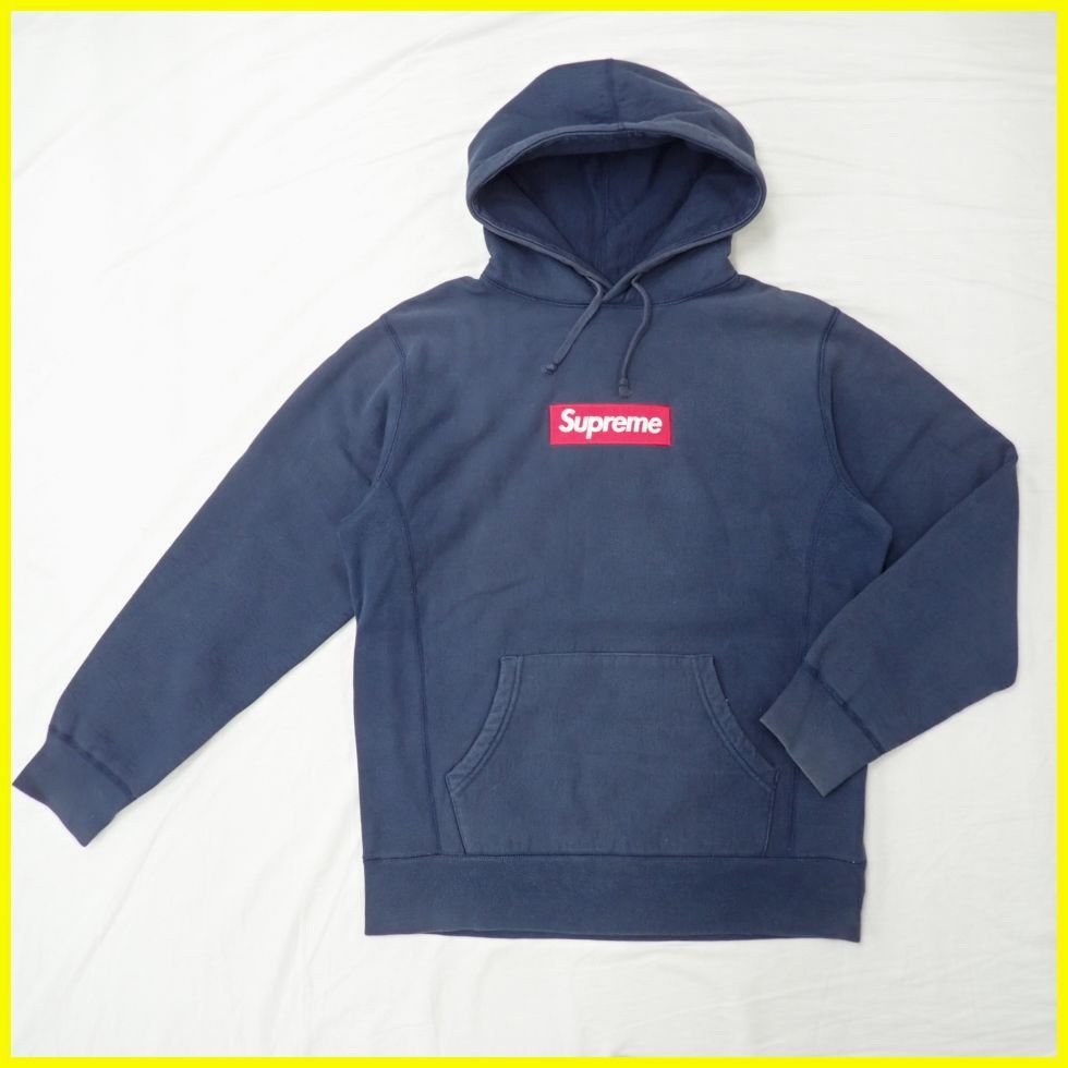 ☆Supreme/シュプリーム ボックスロゴ プルオーバーパーカー L/メンズ