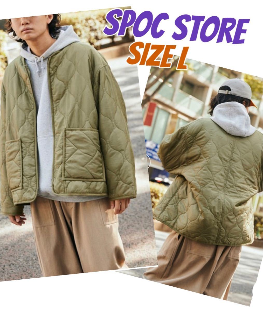 SPOC STORE メンズ ユニセックス オーバーサイズキルティング SPOC STORE メンズ ユニセックス オーバーサイズキルティング