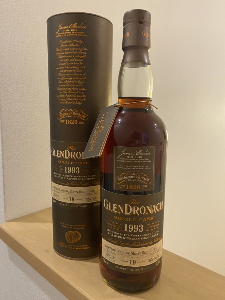 新品・未使用品 缶箱付】グレンドロナック1993 オフィシャル品