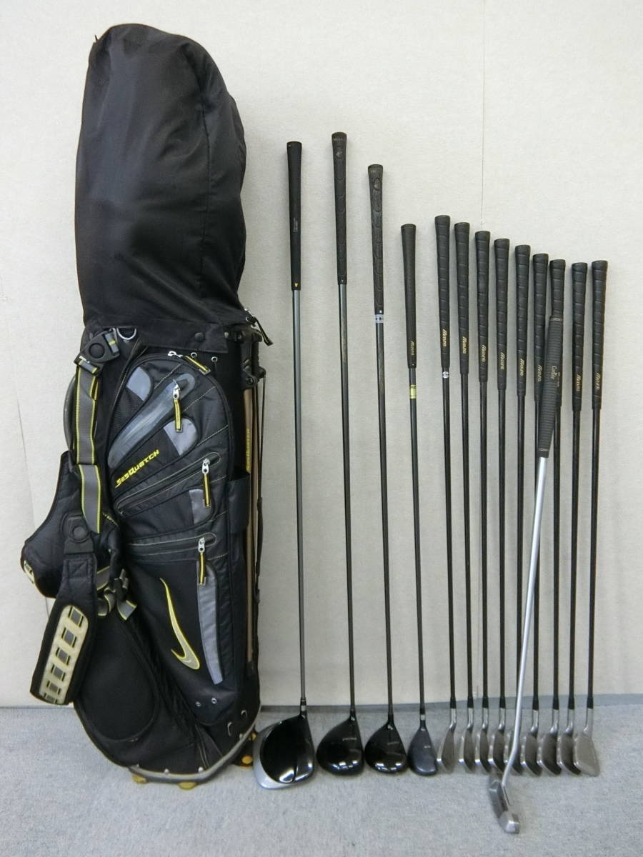 D558 NIKE ナイキ Mizuno ミズノ 他 メンズゴルフクラブ14本セット