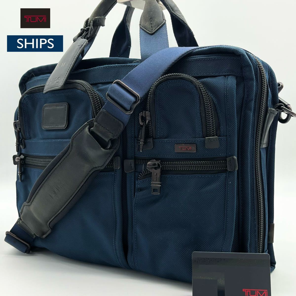柔らかい TUMI SHIPS別注 トゥミ シップス 26108NVS - 通販