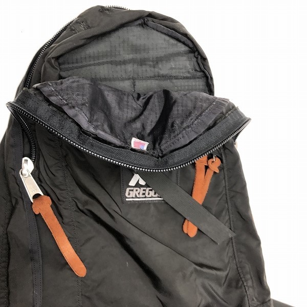 5250円 ○旧タグ USA製 グレゴリー デイパック 黒 美品 I25 5250円 ○旧タグ USA製 グレゴリー デイパック 黒 美品 I25