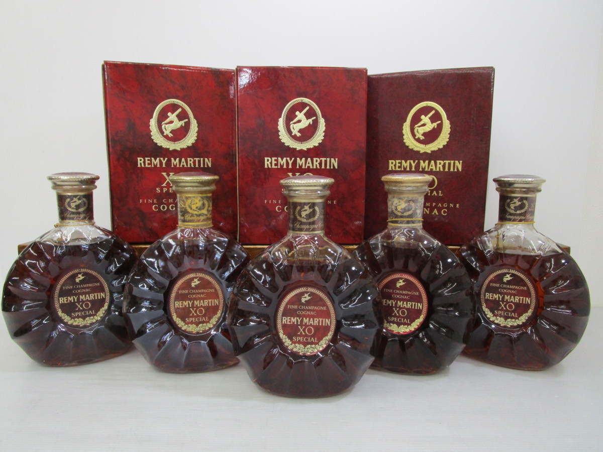 5本セット レミーマルタン XO スペシャル 旧ボトル 700ml 40% REMY