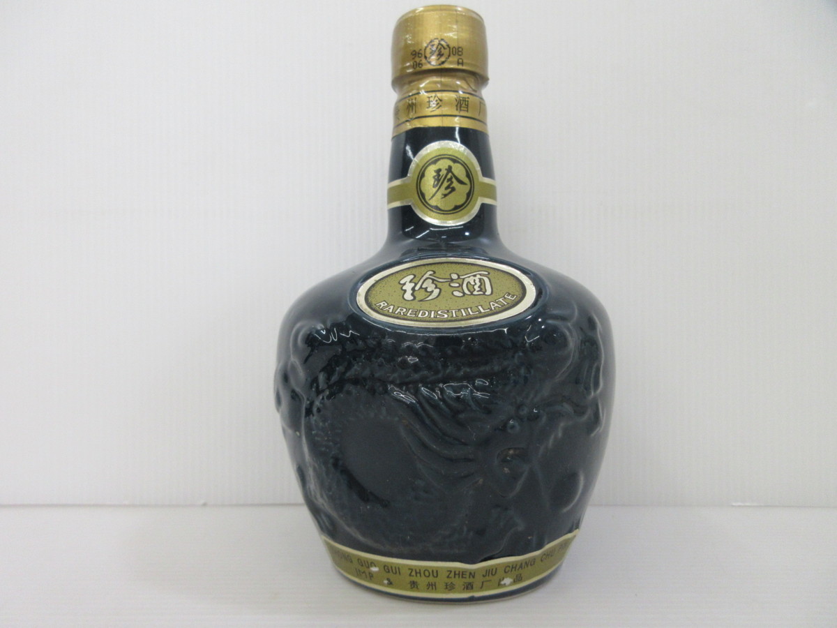 貴州 珍酒 茅台酒易地式制酒 陶器 RAREDISTILLATE 500ml(重量796g) 53