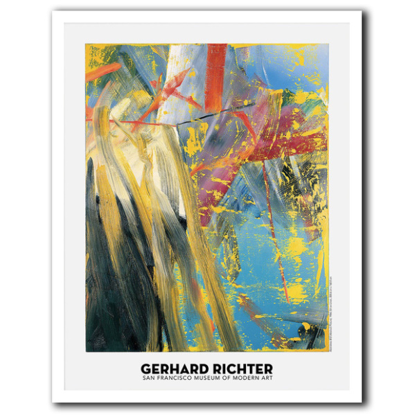  C1920 ゲルハルト・リヒター Gerhard Richter キャンバスアートポスター 50×70cm プリント インテリア 雑貨 海外製 枠なし A_画像1