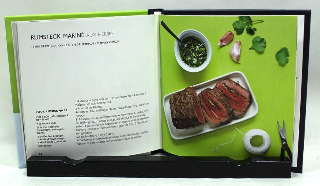 洋書　オリーブオイルを使った料理本　３０レシピ　フランス語　HUILE D’OLIVE PUGET_画像3
