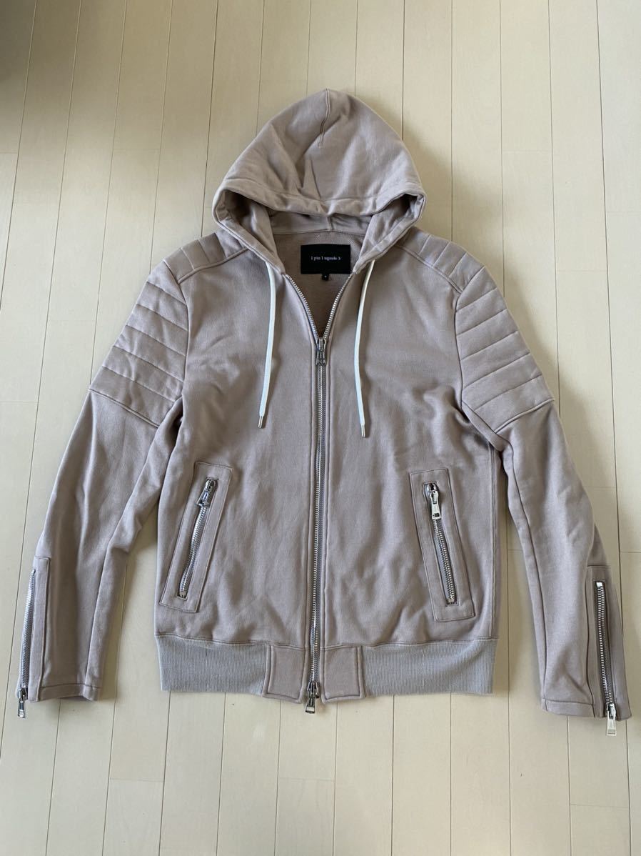1piu1uguale3 RIDERS PARKA ライダースパーカー BIKER RIB バイカー