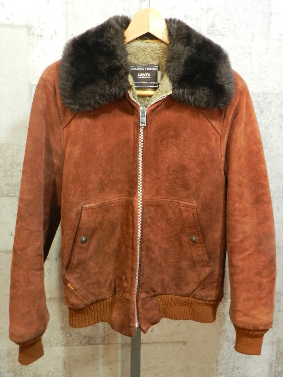 送料込 70'S~80S リーバイス ヴィンテージ USA製 スエード ボア