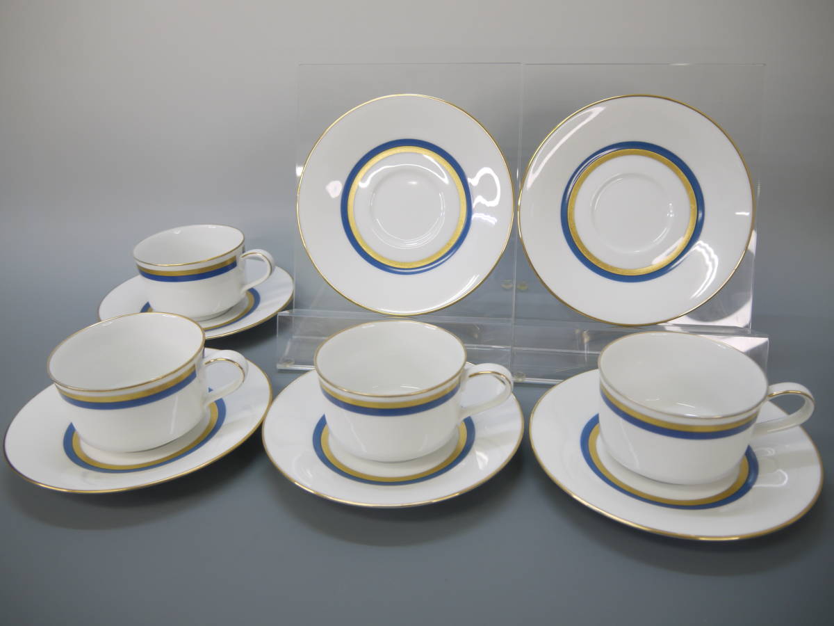 超美品 ノリタケ Noritake 803 ゴールドライン/ブルーライン