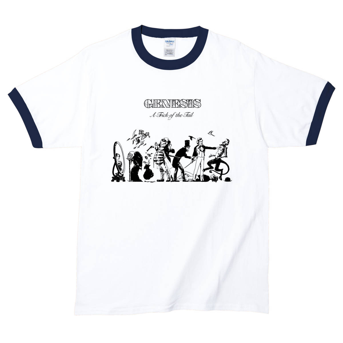 【Lサイズ Tシャツ】Genesis ジェネシス プログレッシブ ロック サイケデリック レコード CD LP 60s 70s ヒッピー jazz _画像1