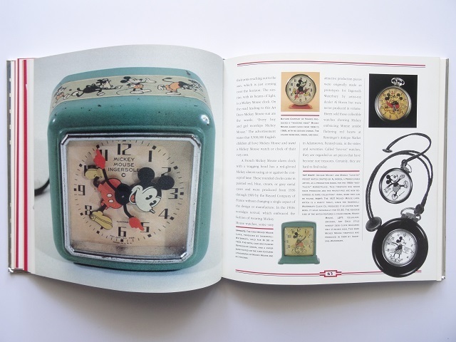  иностранная книга * Disney товары коллекция фотоальбом книга@ Mickey часы 