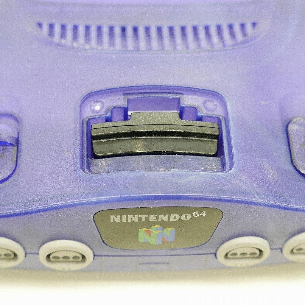 Nintendo ニンテンドー 64 NUS-001 クリアパープルの画像3