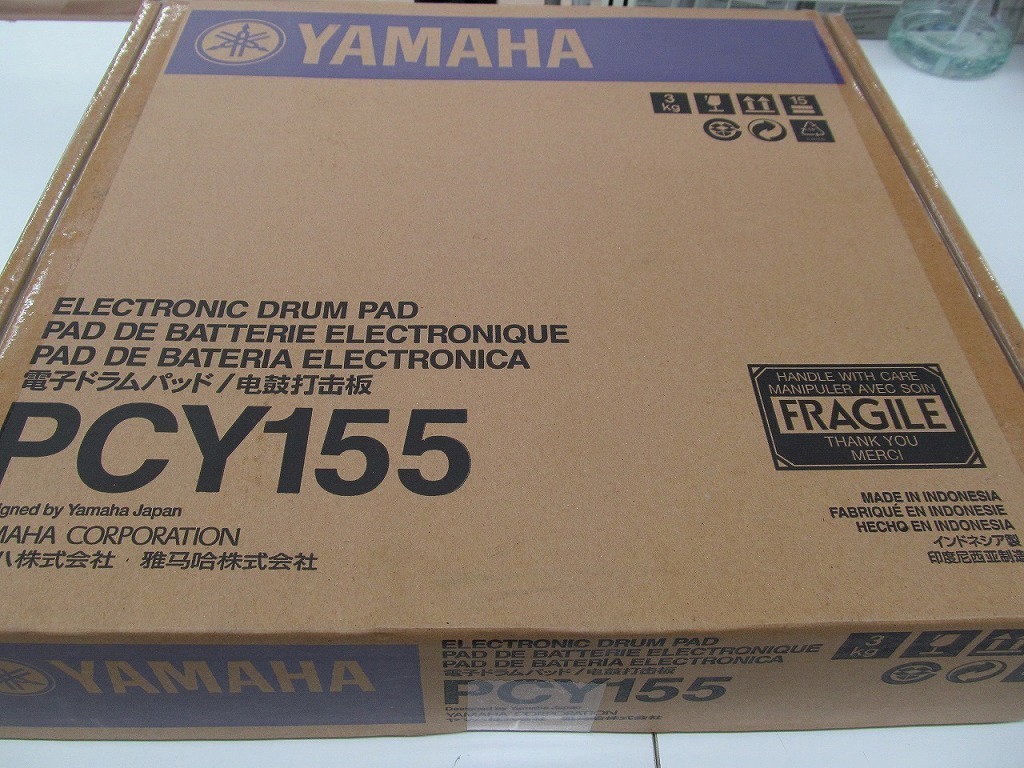 未使用】 ヤマハ YAMAHA 電子ドラム用パッド PCY155 menuacapulco.com.mx