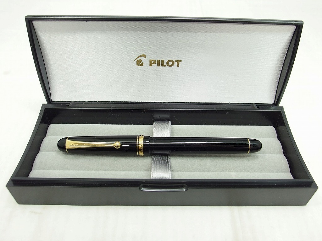 パイロット PILOT CUSTOM７４ 万年筆 ペン先１４K ブラック ゴールド