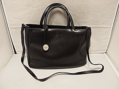 沸騰ブラドン フルラ FURLA レザー トートバッグ ２WAY ブラック