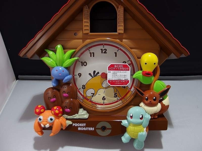 ポケットモンスター 掛時計 箱付き 振り子時計 掛け時計 初代 ポケモン