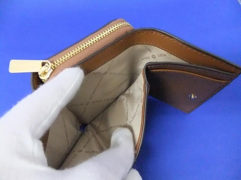 マイケルコース MICHAEL KORS コンパクト三つ折り財布ＭＫミニ3つ折シグネチャー小さいウォレット 35h9gtvz5b_画像9
