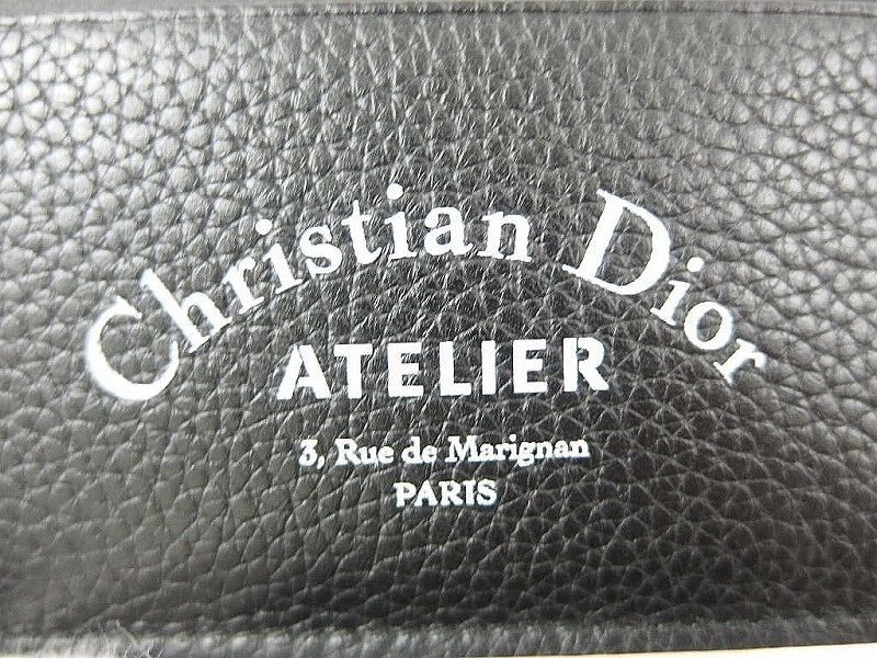 Dior ディオール ATELIER アトリエ ブラック カードケース
